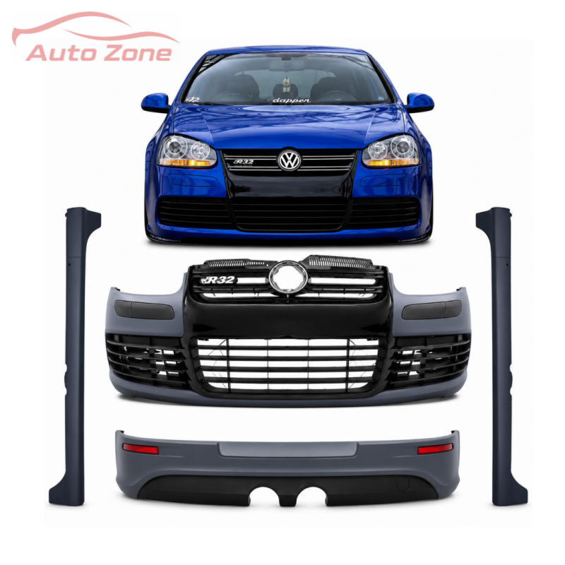 VW Golf 5 (2003-2009) Body Kit R32 Black