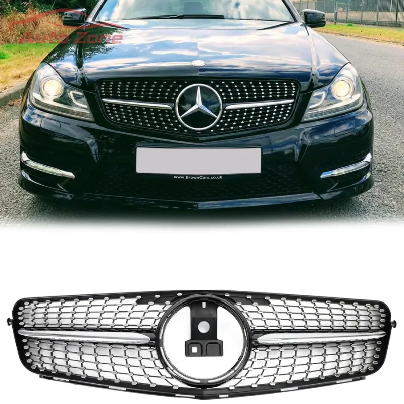 Mercedes-Benz C-Class W204 2008-2014 Diamond Style решетка