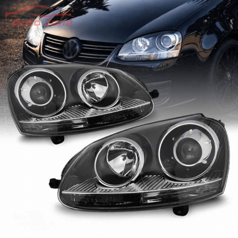 VW Golf 5 2003/2008 - GTI Xenon Black Chrome Фарови