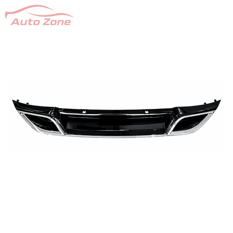 VW Golf 7 / 7.5 High-Line Look Заден Дифузер Gloss Black (2012–2017)