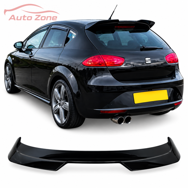 SEAT Leon MK2.5 / 1P Facelift (2009–2012) – Црн Заден Спојлер