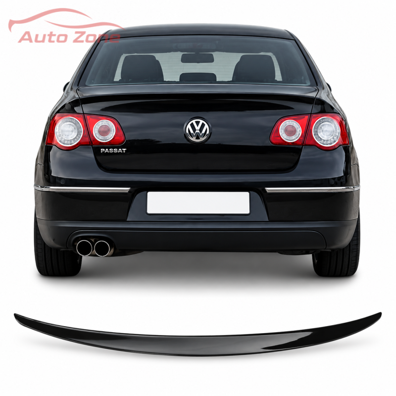 VW Passat B6 (2006–2010) – Glossy Black Заден Спојлер
