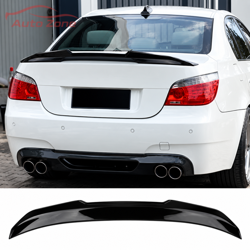 BMW 5 Series E60 M5 Sedan (2004–2010) – PSM Style Заден Спојлер Gloss Black