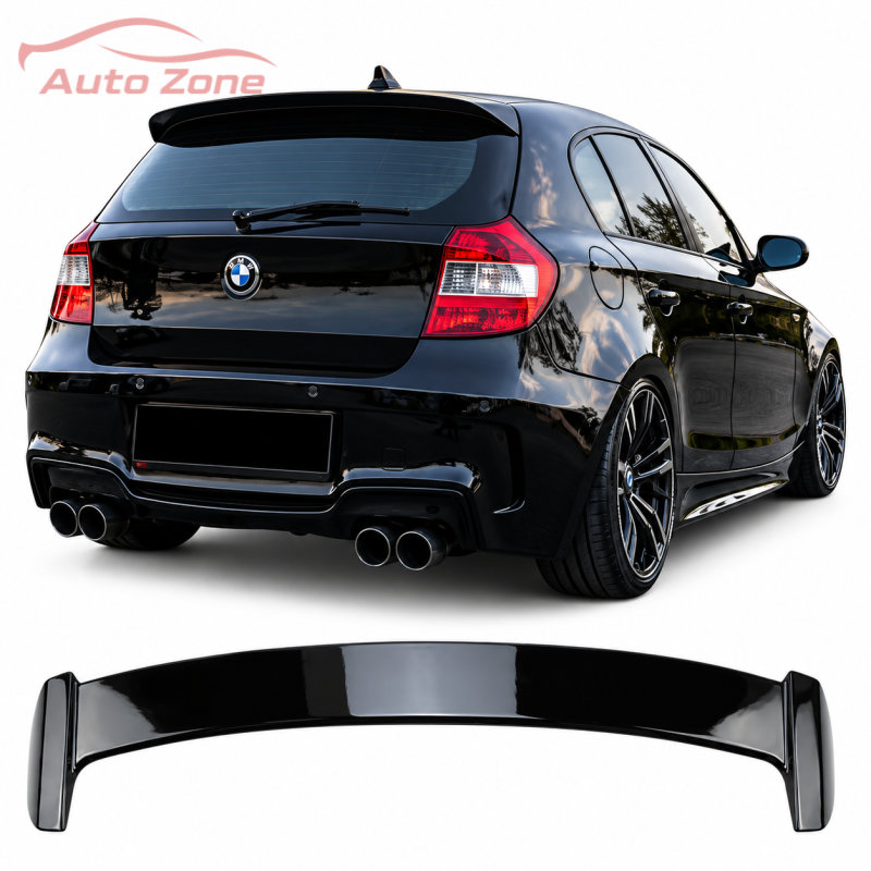 BMW 1 Series E87 / E81 – Црн Сјаен Roof Spoiler