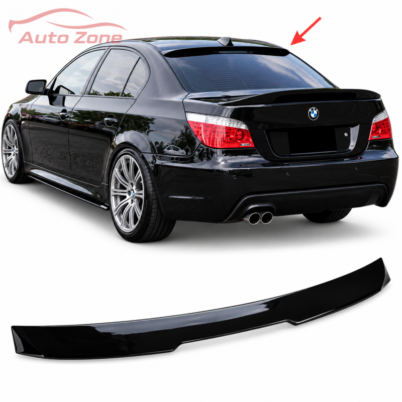 BMW 5 Series E60 (2003–2010) – Заден Roof Spoiler Gloss Black