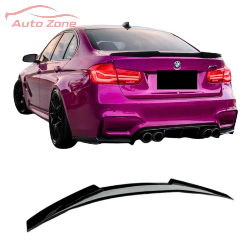 BMW F80 / F30 M3 3 Series – M4 Style Заден Спојлер Gloss Black